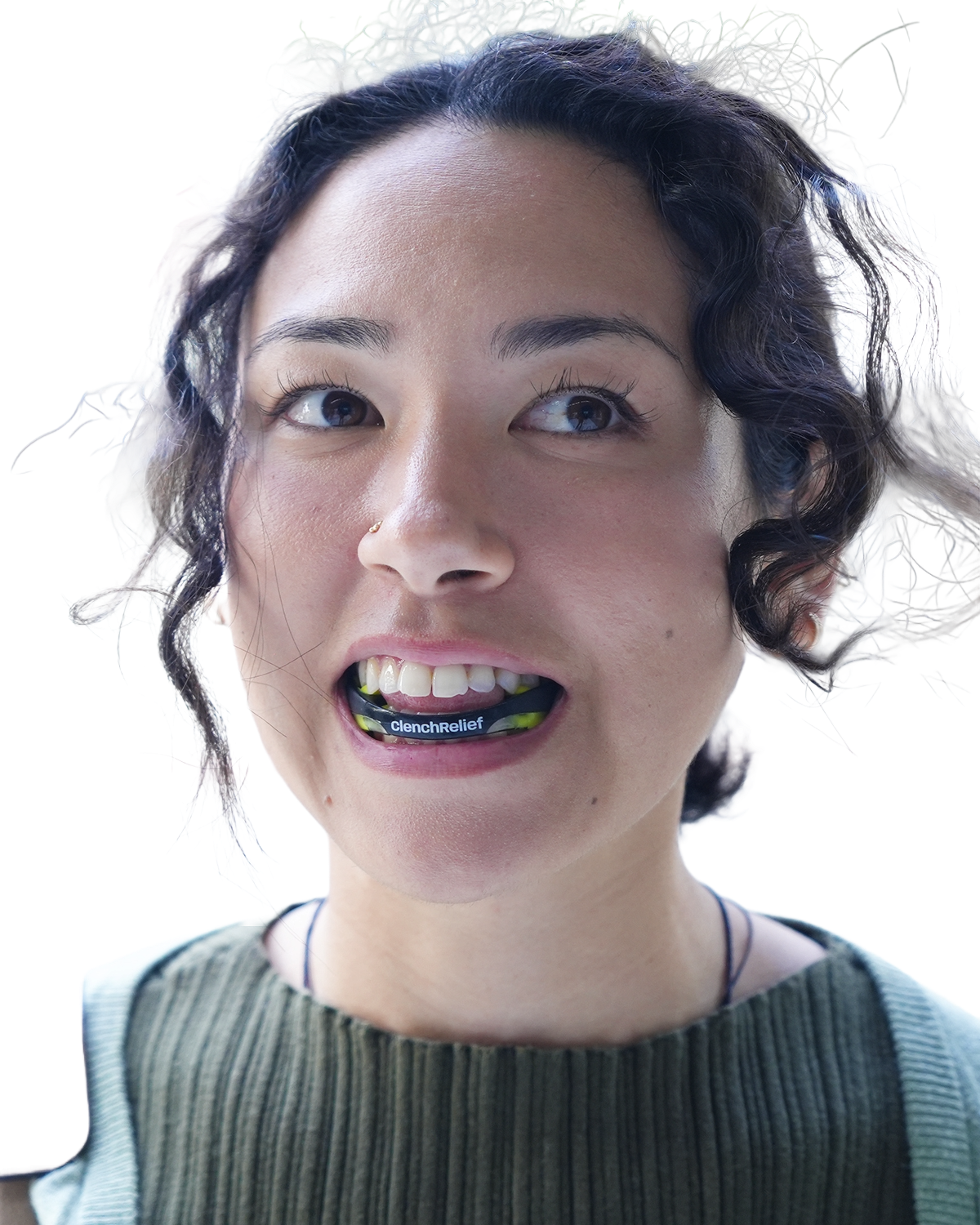 Patient enjoying a life free of TMJ pain