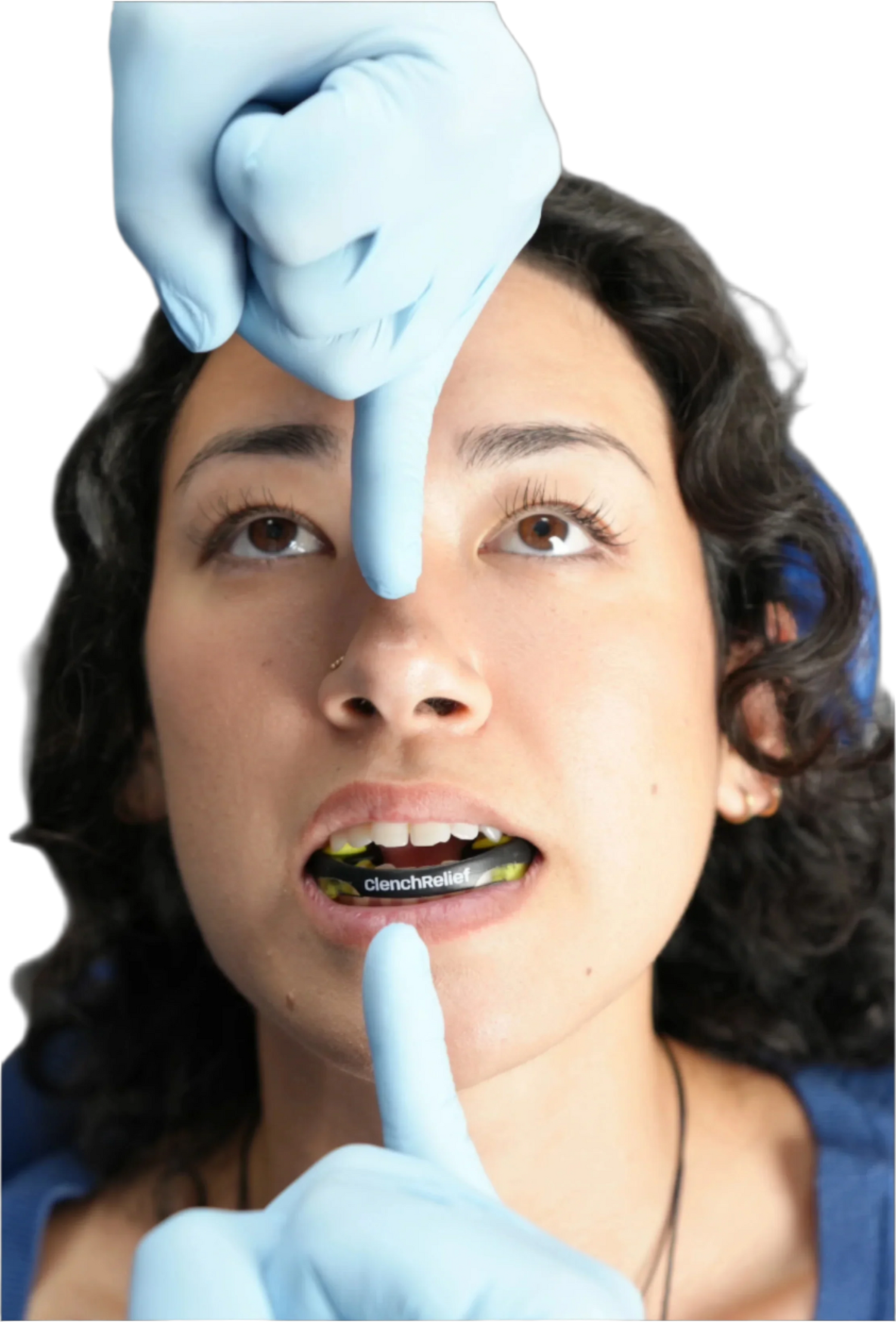 Dr. David Frey showcasing the center facial alignment produced from using the CRAG