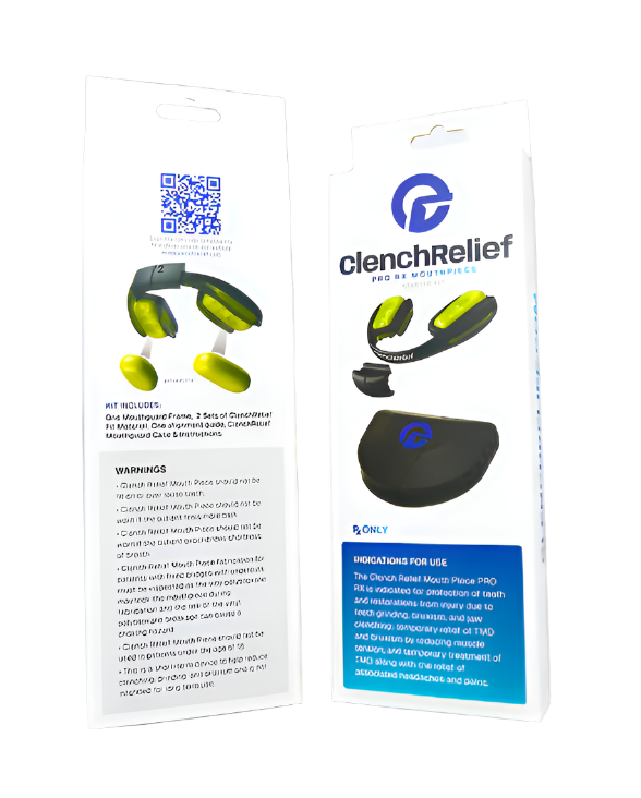 Clench Relief Pro Rx TMJ Mouthpiece Starter Kit Graphic