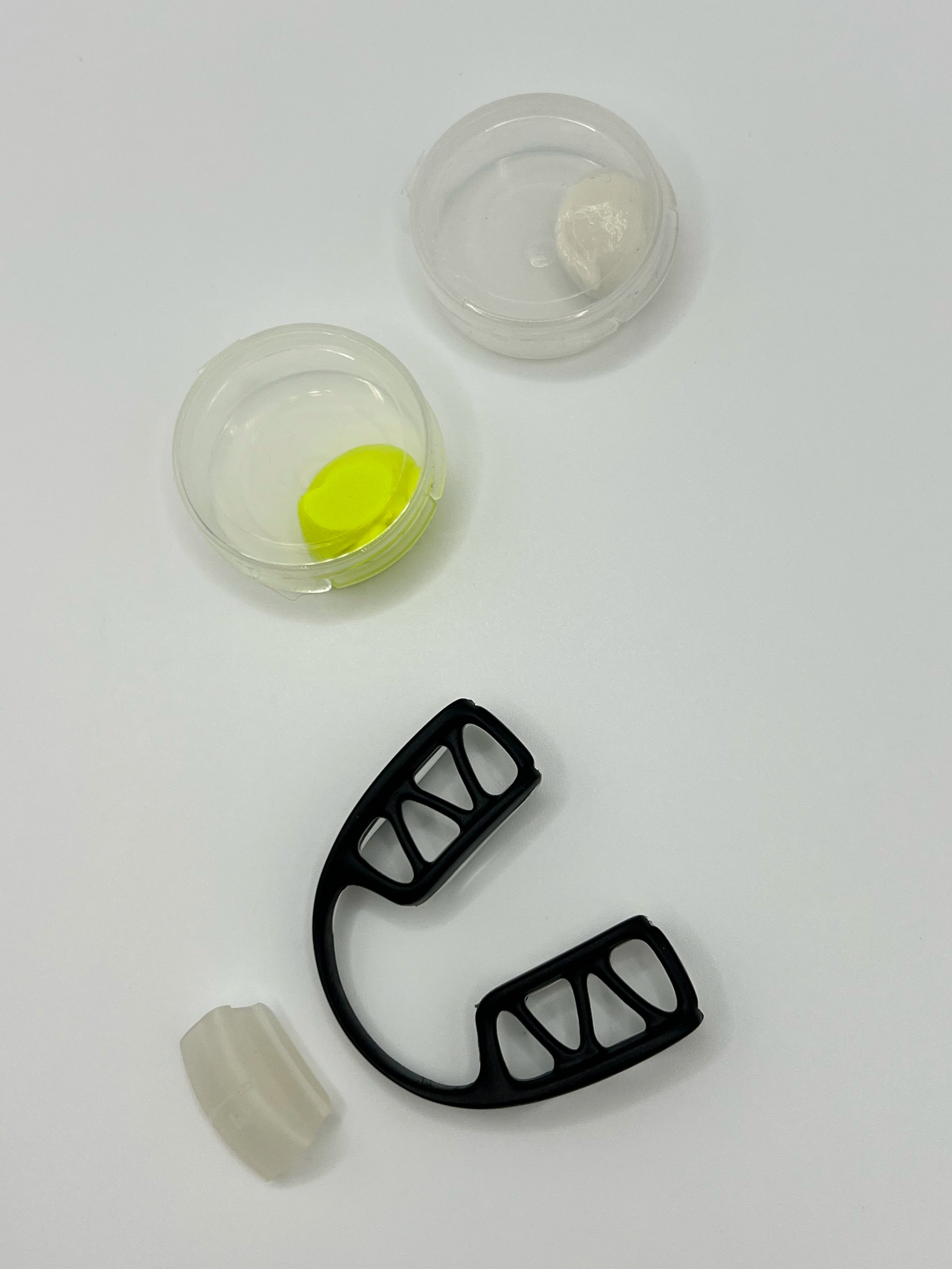 Clench Relief Pro Rx is made completely of dental-grade materials commonly used by labs and dentists for crowns, impressions, and implants.