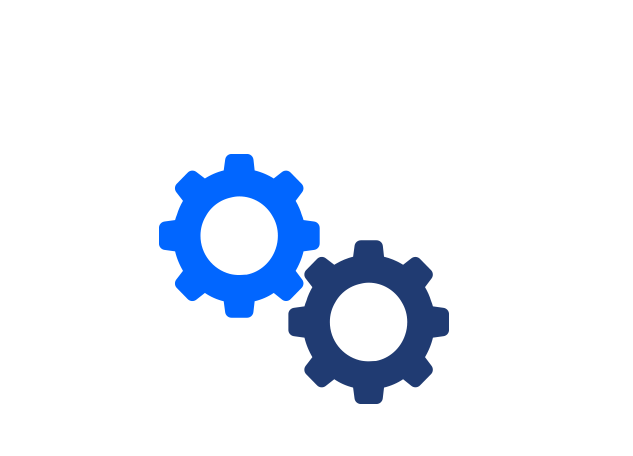 Turning gears icon