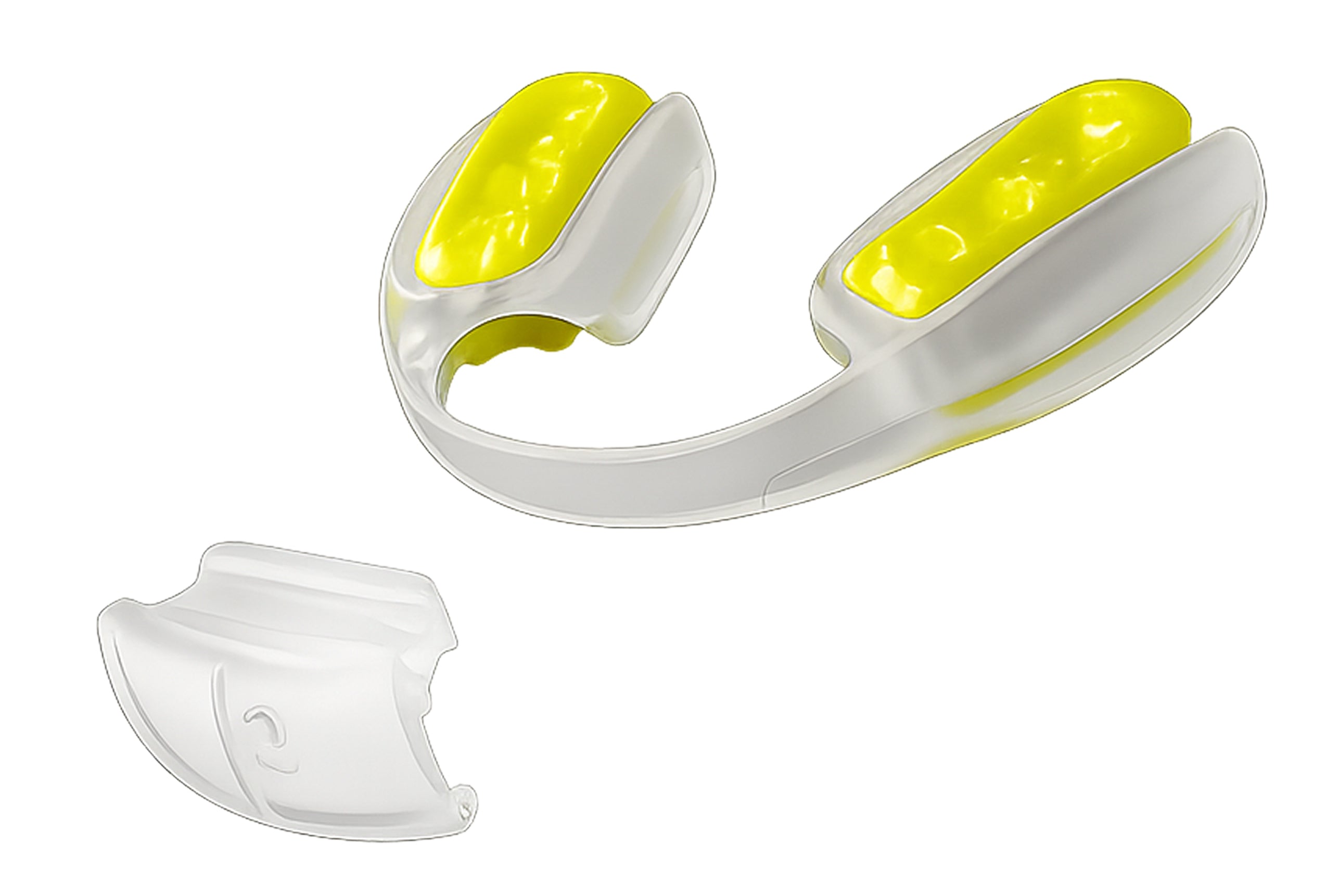 The Clench Relief Pro Rx TMJ Mouthpiece is an FDA-Cleared TMJ relief device that can be obtained through a virtual prescription and fabricated from home